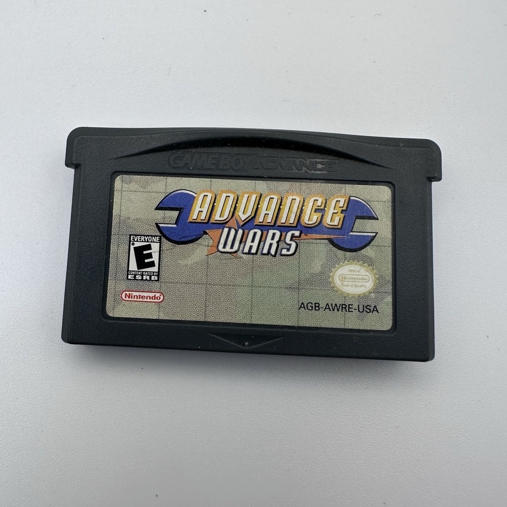 Nintendo Game Boy Advance Wars 2001 GBA Authentic AGB-AWRE-USA Tested